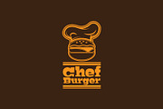 Chef Burger Logo, a Branding & Logo Template by ashenterprise (Thumbnail 2 of 2)