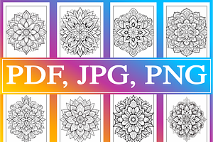 Mandala Adults Coloring Pages