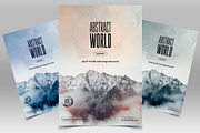 Abstract World PSD Flyer Template, a Flyer Template by Naim Selmani (Thumbnail 1 of 2)