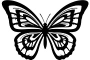 Elegant Butterfly Silhouette, an Object Graphic by Creativeshirt (Thumbnail 15 of 17)