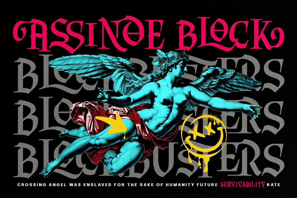 Chiron Rothen Typeface, a Blackletter Font by alit design (Photo 5 of 20)