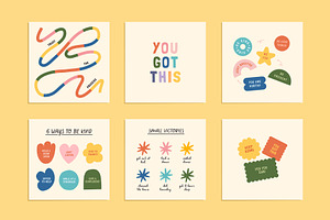 Positivity Social Kit - Canva