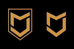 MJ Monogram Logo Templates