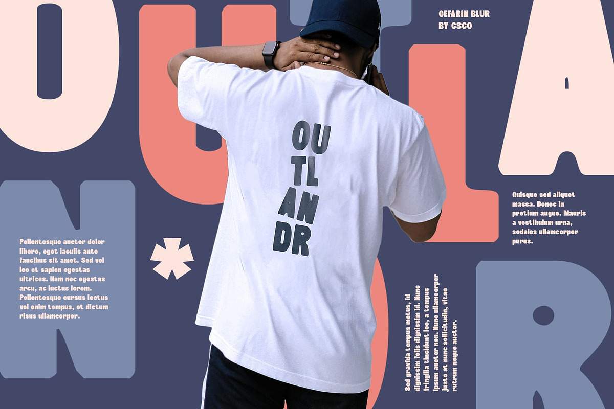 Gefarin Blur, a Sans Serif Font by Craft Supply Co. (Photo 5 of 8)
