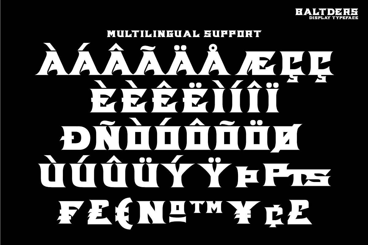 Baltders – Bold & Strong Display, a Blackletter Font by zamjumps (Photo 8 of 10)