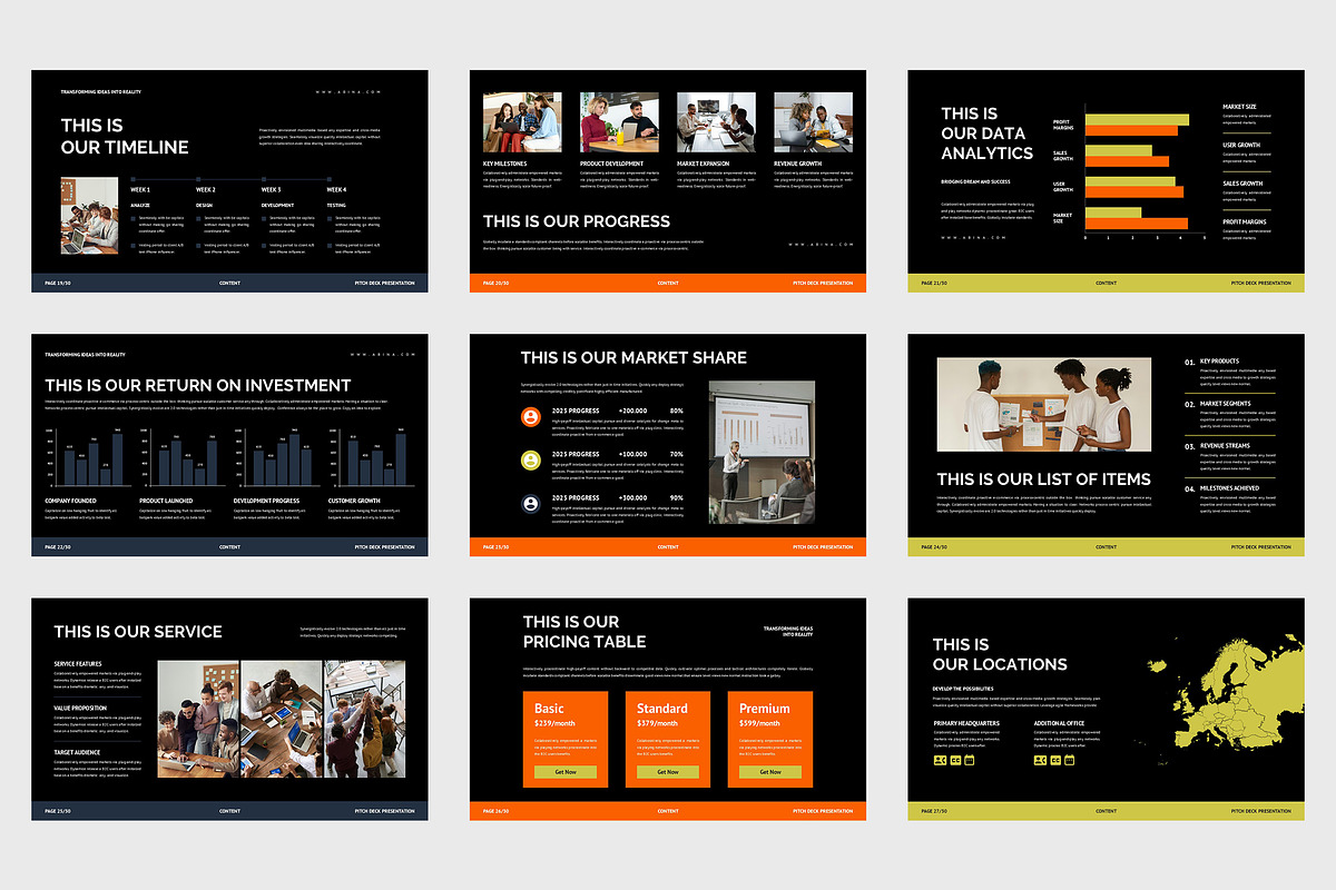 Abina : Pitch Deck Keynote, a Presentation Template by Punkl Camp (Photo 4 of 9)