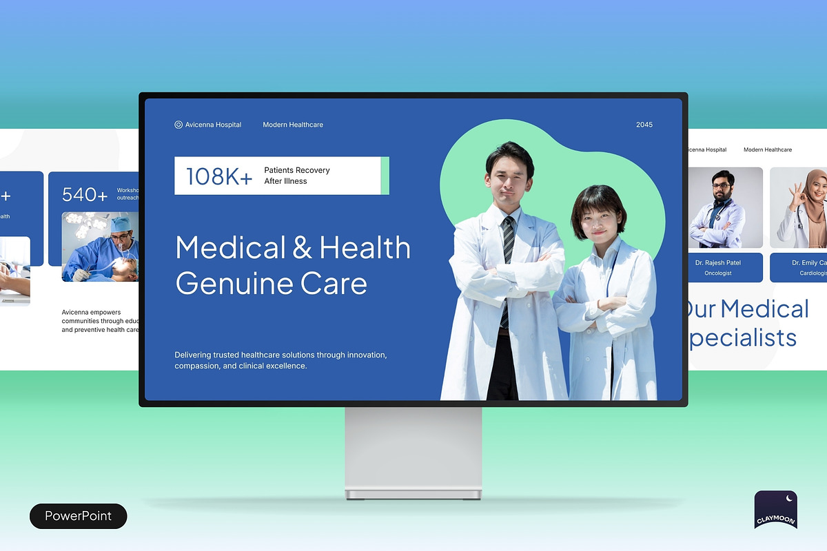 Avicenna Hospital Healthcare, a Presentation Template by Claymoon Lab (Photo 2 of 7)