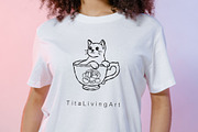 Peach Fruit Tea Clipart Line Art, a Food Illustration by TitaLivingArt (Thumbnail 5 of 9)