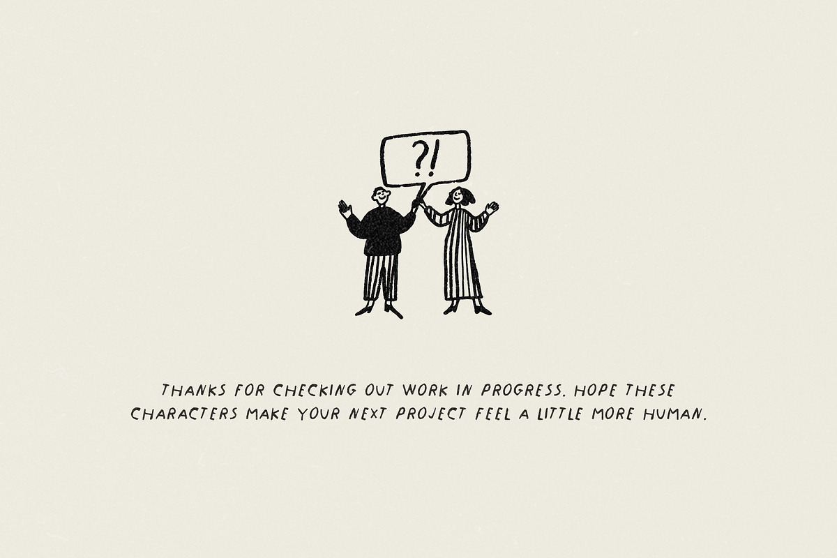 Work in Progress: 50 Characters, a Person Illustration by Veyla (Photo 9 of 9)