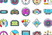 Car dashboard speed and level gauge, an Object Graphic by pikepicture (Thumbnail 3 of 3)