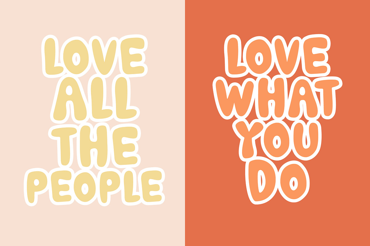Bigger Summer Fest Bubbly Font, a Sans Serif Font by Storytype Studio (Photo 2 of 20)