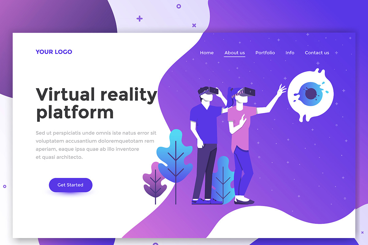Landing page templates, a Templates & Theme by Creative Graphics (Photo 11 of 12)