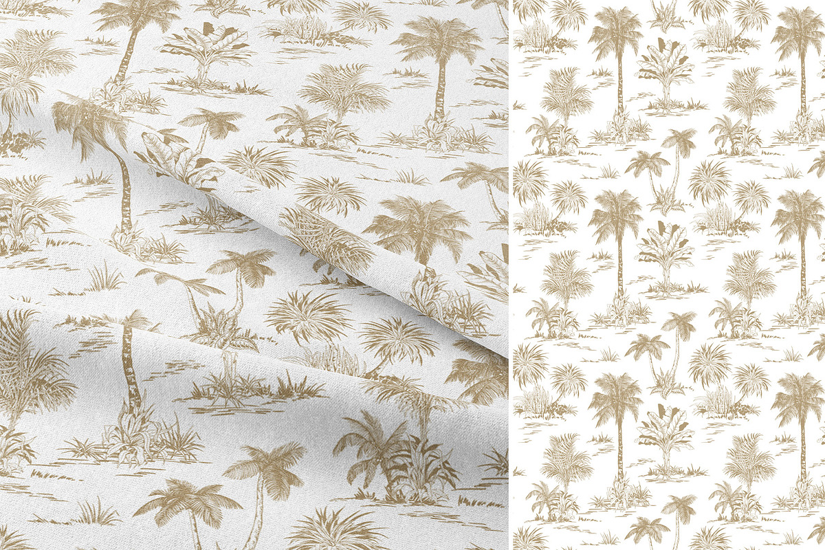 Palm Trees Pattern Collection, an Illustration by Jeanna Draw (Photo 6 of 11)