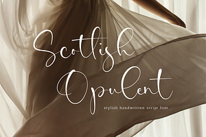 Scottish Opulent - Handwritten Font