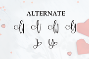 Valentine February | Script Font, a Script Font by Scratchones (Thumbnail 8 of 9)