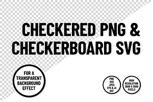 Checkered PNG & Checkerboard SVG