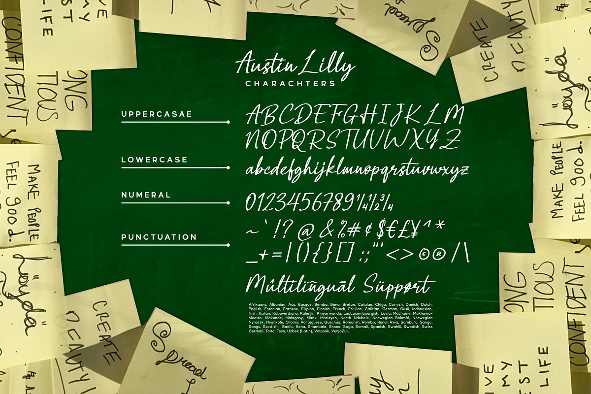 Austin Lilly / Organic Handwritten, a Handwritten Font by Java pep (Photo 15 of 15)