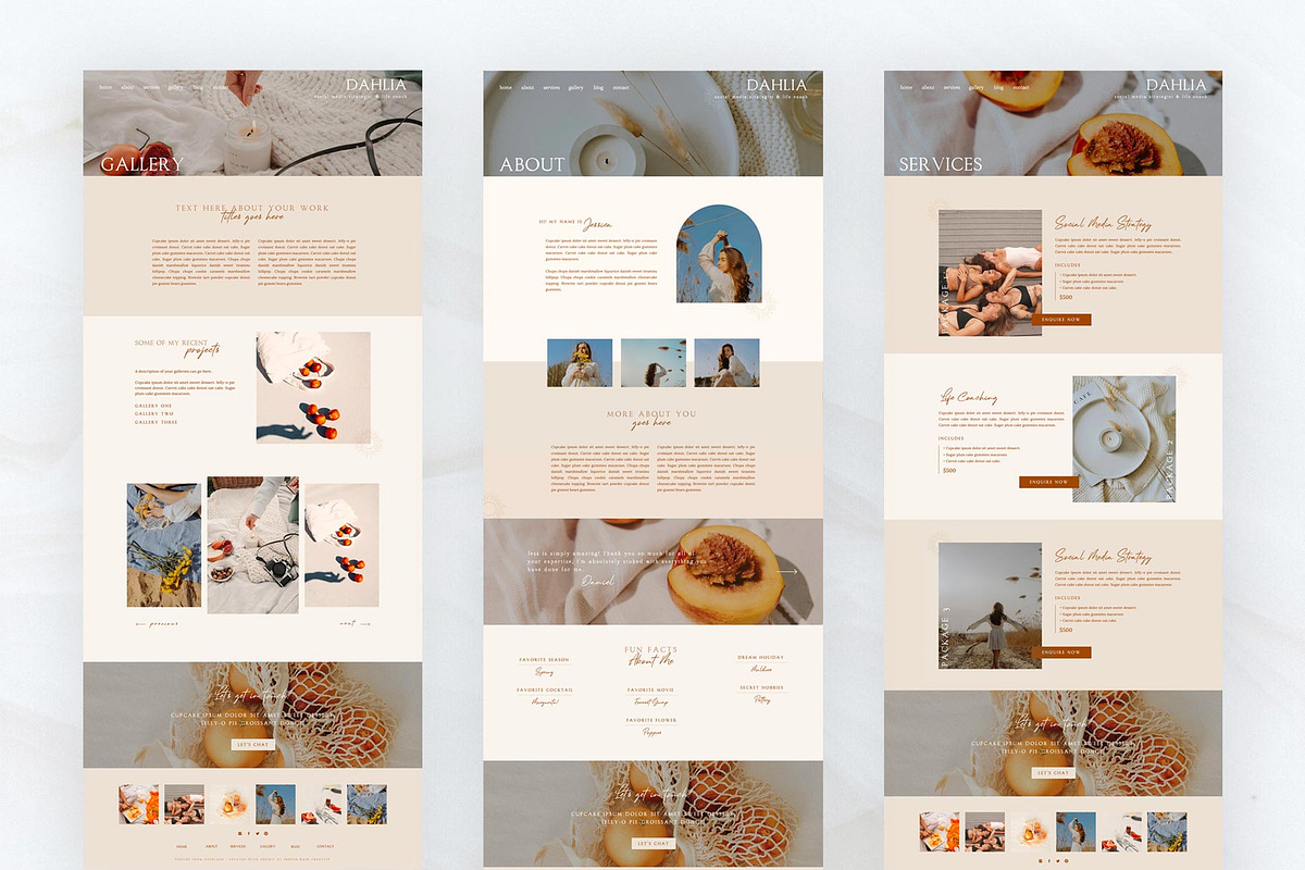 Boho Coach Showit Website Template, a Websites & App Template by Indigo Rain Creative (Photo 5 of 5)