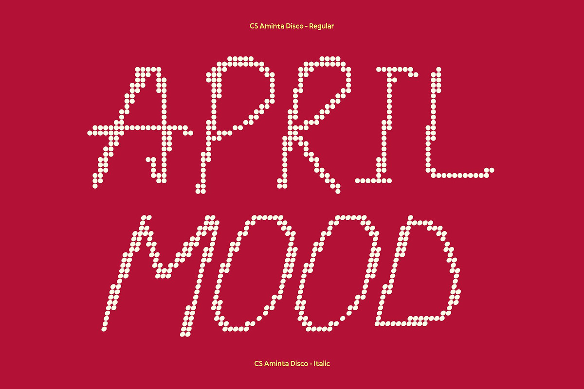 CS Aminta Disco, a Sans Serif Font by Craft Supply Co. (Photo 4 of 8)