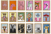 Animal Wall Art Bundle,Animal Prints, an Animal Photo by Chipshpow Graphics (Thumbnail 9 of 11)