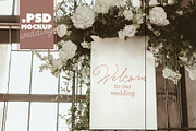 Wedding Welcome Sign Mockup PSD, a Product Mockup by McLittle Stock (Thumbnail 1 of 4)