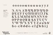 Britania Ligatura, a Font by Aluyeah Studio (Thumbnail 13 of 16)