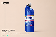 Toilet Cleaner Bottle Mockup, a Household Mockup by Se٧enStudio (Thumbnail 1 of 2)