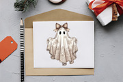 Cute Halloween Lace Ghost Png, an Illustration by RobertsArt (Thumbnail 2 of 7)