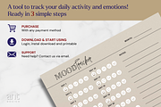 Minimalist Mood Tracker Printable, a Stationery Template by AntDesignStudio (Thumbnail 5 of 5)