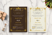 ART DECO WEDDING INVITATION, an Invitation Template by Totem Invitation House (Thumbnail 3 of 4)
