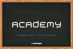 Academy Display Font