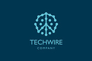 Letter T W Tech Dots Logo, a Branding & Logo Template by Buqancreative (Thumbnail 1 of 4)