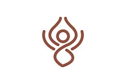 20 Logo Yoga Templates Bundle, a Branding & Logo Template by Friendesigns (Thumbnail 17 of 21)