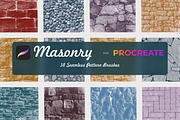 Masonry for Procreate X5, a Brush Add-On by Graphics Resources (Thumbnail 8 of 12)