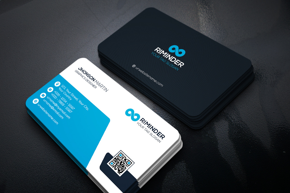Business Card, a Business Card Template by Divergent Studio (Photo 2 of 5)