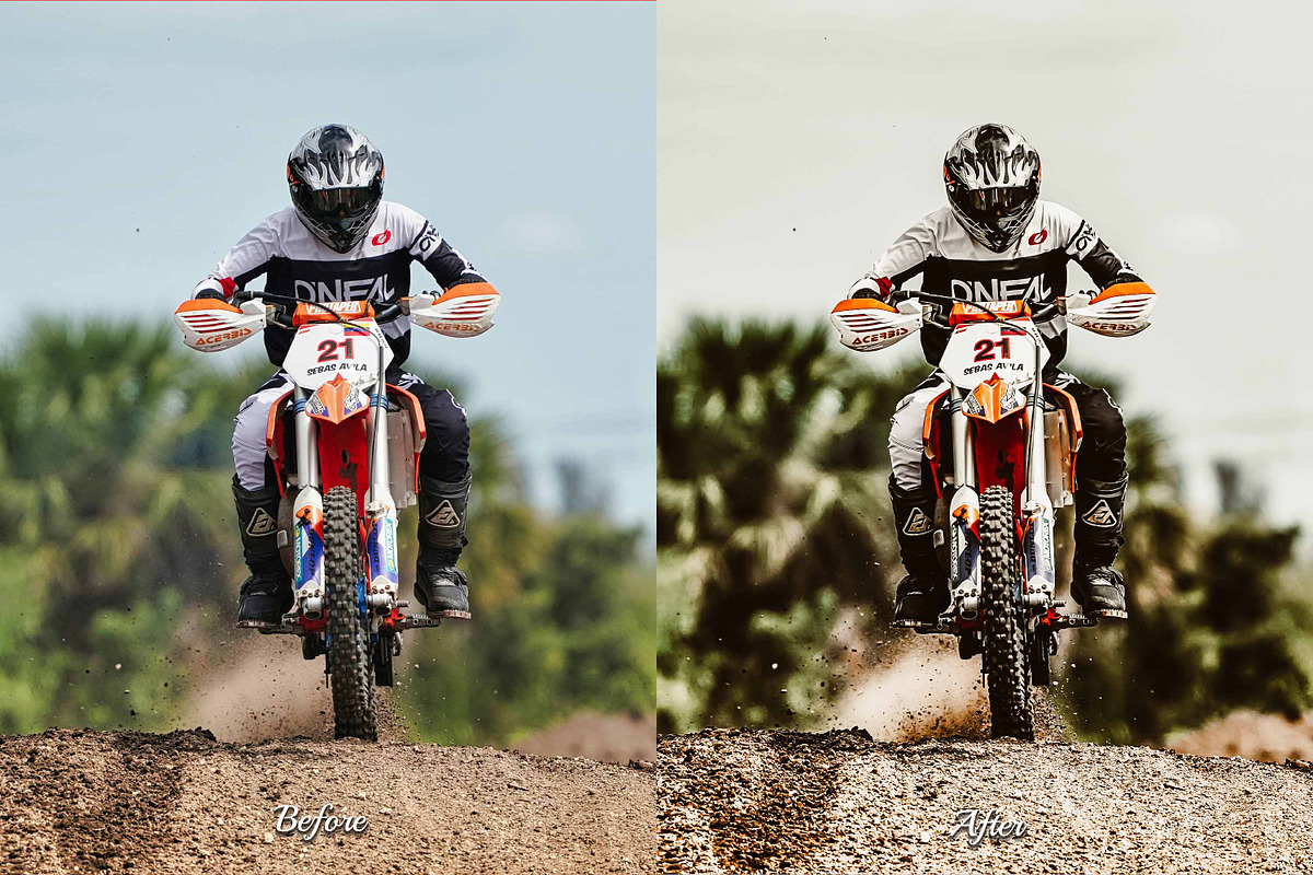 30 Motorcycle Photoshop Collection, an Action Add-On by 3Motional (Photo 9 of 11)