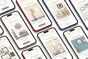 3D iPhone Presentation Mock-Up 14, an iPhone Mockup by Graphicsworld125 (Thumbnail 1 of 6)