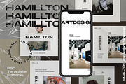 HAMILLTON - Social Media Pack Bundle, a Social Media Template by Dirtytemp Studio (Thumbnail 1 of 14)