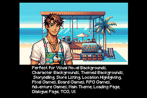 Background - Pixel Cafe