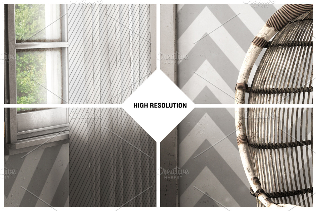 Home Wall Studio Mock-up, a Household Mockup by IsometricWorld (Photo 6 of 9)