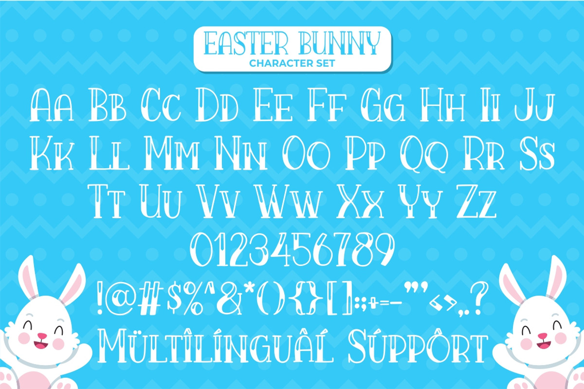 Easter Bunny, a Script Font by Good Java Studio (Photo 5 of 7)