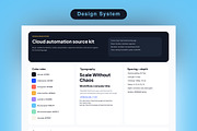 SaaS Workflow Auto Landing Page, an UI Kit Template by Pitchlook.Studio (Thumbnail 2 of 3)