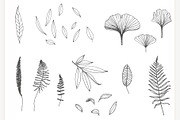 Romantic Leaves Collection, a Pattern Graphic by Youandigraphics (Thumbnail 7 of 19)