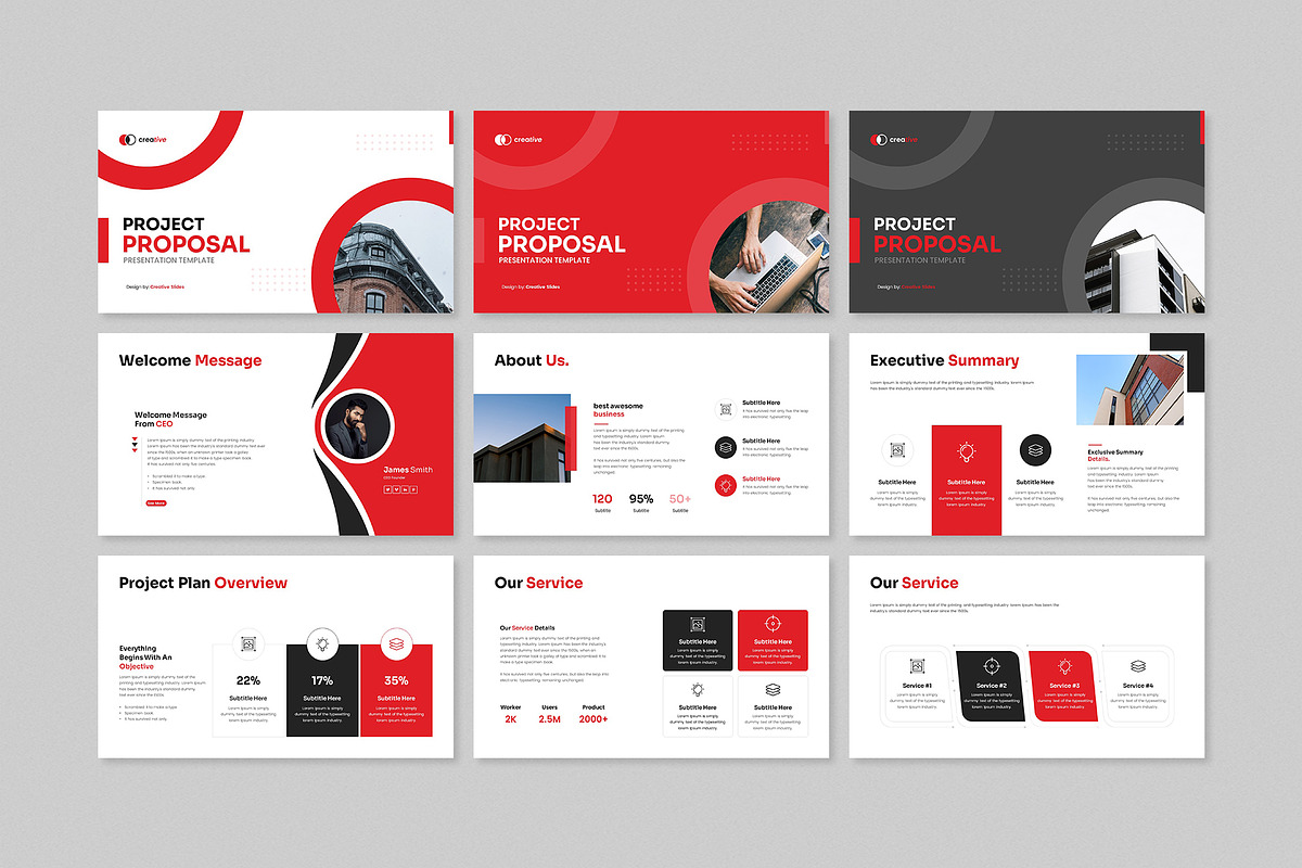 Project Proposal PowerPoint Template preview 4