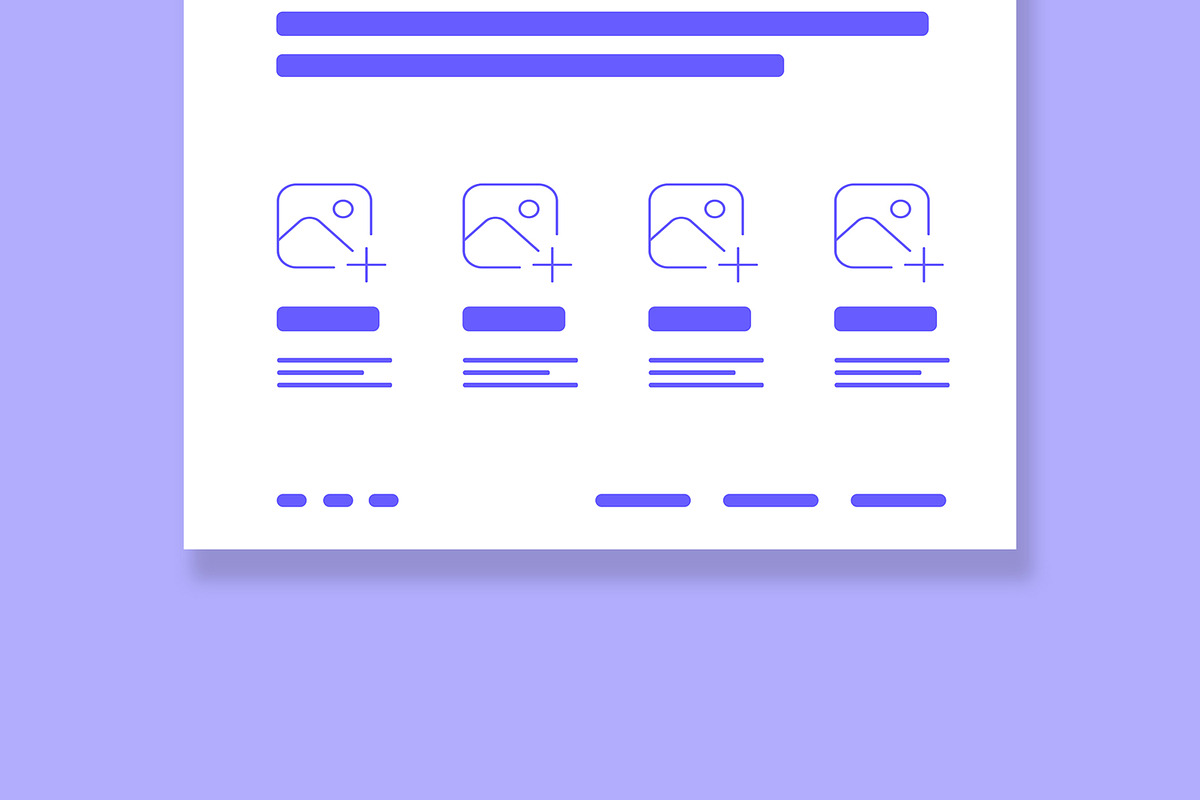 Website Wireframe Landing Page, a Landing Page Template by ContestDesign (Photo 6 of 6)