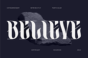 Realitas; Unique Experimental Font, a Serif Font by Eko Bimantara (Thumbnail 6 of 9)