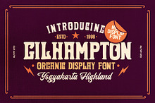 Gilhampton - Organic Typeface