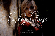Eisley Claise, a Script Font by NendesKombet Studio (Thumbnail 1 of 5)