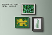 Green fever - trendy plants, an Object Graphic by Anchors_and_Curves (Thumbnail 4 of 6)