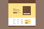 Coffee Shop Landing Page, a Landing Page Template by MightyDesign (Thumbnail 4 of 8)